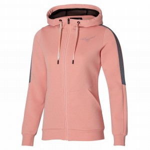 Apricot Pink Women's Mizuno Release Sweat Jackets | JWG982034