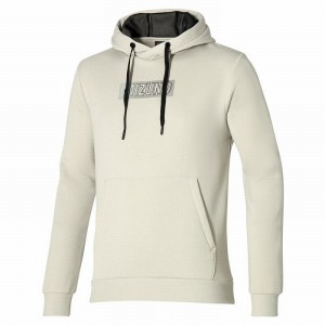 Beige Men's Mizuno Release Hoodie | JVE235910