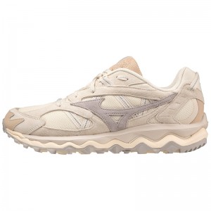 Beige Men's Mizuno Wave Mujin LS Sneakers | VKP651809