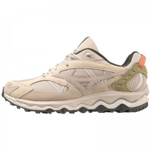 Beige Men's Mizuno Wave Mujin Tl Sneakers | DMK832740