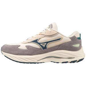 Beige Women's Mizuno Wave Rider Beta Sneakers | JEG914256