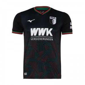 Black Men's Mizuno 3rd Jersey Augsburg M Tops | JYE724839