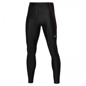 Black Men's Mizuno BG3000 Long Tight | TAE894720