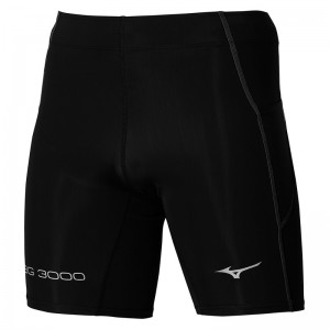 Black Men's Mizuno BG3000 Mid Tight | EPX320859