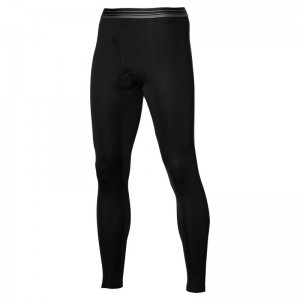 Black Men's Mizuno BT Under Long Tight | ZJT493628