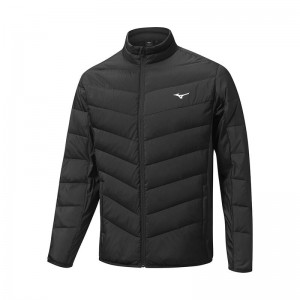 Black Men's Mizuno Breath Thermo Max Jackets | ANO782963