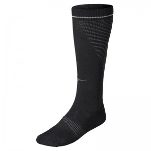 Black Men's Mizuno Compression Socks | JRV617239