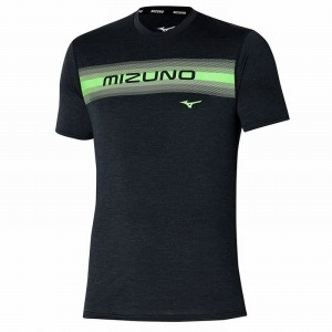 Black Men's Mizuno Core Mizuno Tee T Shirts | LQC598046