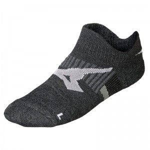 Black Men's Mizuno Drylite Race Mid Socks | YCL578039