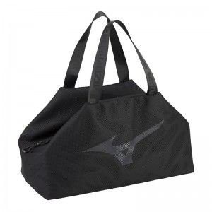 Black Men's Mizuno Mesh Holdall 22 Bags | BTC681492