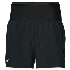 Black Men's Mizuno Multi Pocket Shorts | PSC615973