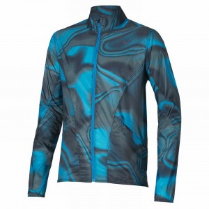 Black Men's Mizuno Premium Aero Jackets | VWS570398