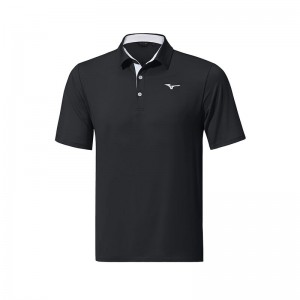 Black Men's Mizuno QD Comp Polo | TGX943087