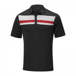 Black Men's Mizuno Quick Dry Citizen Polo | YPA326581