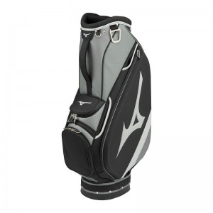 Black Men's Mizuno Tour Cart FY22 Bags | DQN467308