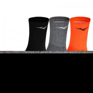 Black Men's Mizuno Training 3P Socks | KXB640758