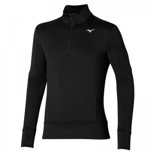 Black Men's Mizuno Warmalite HZ Tops | KUC617029