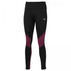 Black Pink Women's Mizuno Warmalite Tight | HPV437108