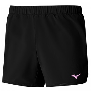 Black Women's Mizuno Aero 4.5 Shorts | ZOJ853926