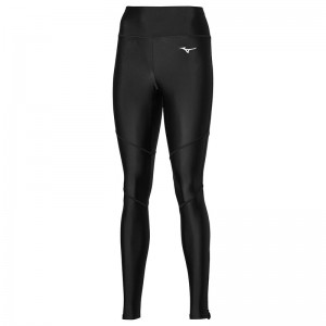 Black Women's Mizuno Core Long Tight | AFV735420