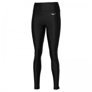 Black Women's Mizuno Core Long Tight | OAT801539