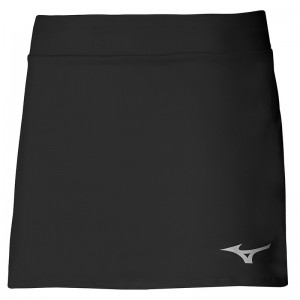 Black Women's Mizuno Flex Skort Skirts | FWO847203