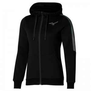 Black Women's Mizuno Release Sweat Jackets | PBM295164