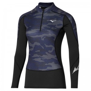 Black Women's Mizuno Virtual Body G3 H/Z Tops | UVD124690