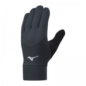 Black Women's Mizuno Warmalite Gloves | XLI749386