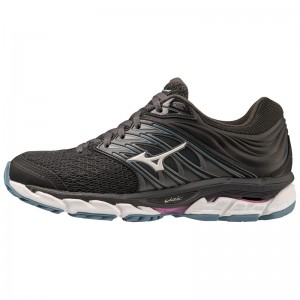 Black Women's Mizuno Wave Paradox 5 Running Shoes | MOD127350