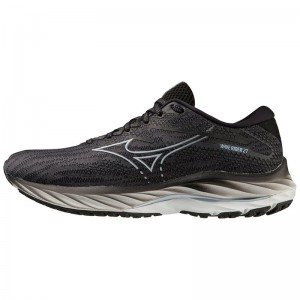 Black Women's Mizuno Wave Rider 27 Running Shoes | KLA351976