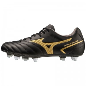 Black / Gold Women's Mizuno Monarcida Neo II Select Mix Football Boots | UMR293761