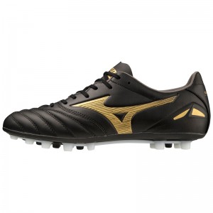 Black / Gold / Black Men's Mizuno Morelia Neo IV Pro Football Boots | IHQ925687