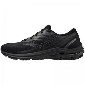 Black / Metal Grey Men's Mizuno Wave Equate 7 Running Shoes | XIN785629