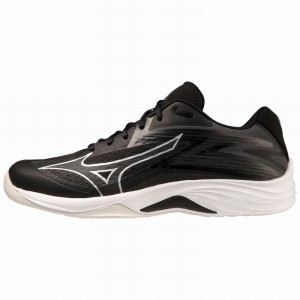 Black / Silver Men's Mizuno Lightning Star Z7 Jr Volleyball Shoes | SIN036794