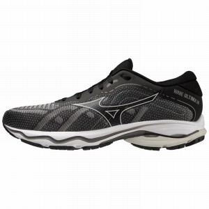 Black / Silver Men's Mizuno Wave Ultima 14 Running Shoes | UCF906842