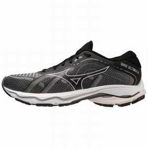 Black / Silver Women's Mizuno Wave Ultima 14 Running Shoes | FSC370519