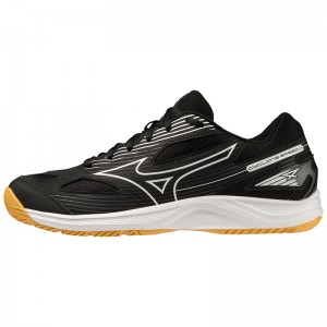 Black / White Men's Mizuno Cyclone Speed 4 Volleyball Shoes | VXW751036