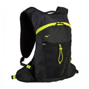 Black / Yellow Men's Mizuno Backpacks | HEI194307