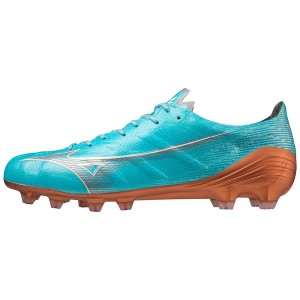 Blue Gold Men's Mizuno Alpha Elite Football Boots | TUG671928