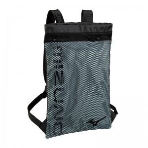 Blue Grey Men's Mizuno Mesh Draw Bags | XLW521067