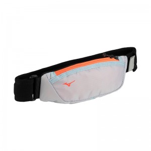 Blue Grey Men's Mizuno Waist Pouch S Pouches | VBR412680