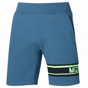 Blue Men's Mizuno Athletics Graphic Half Pants | CLR375821