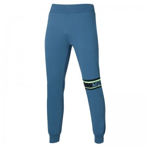 Blue Men's Mizuno Athletics Sweat Pants | PJM512879