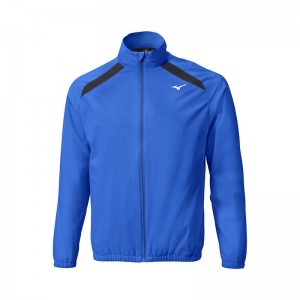 Blue Men's Mizuno Breath Thermo Move Tech Jackets | AMS931805