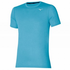 Blue Men's Mizuno Impulse Core Tee T Shirts | WYF187940