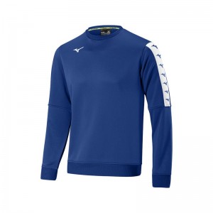 Blue Men's Mizuno Nara Trn Swt Tops | JSO964150