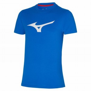 Blue Men's Mizuno Rb Logo Tee T Shirts | BLS369127