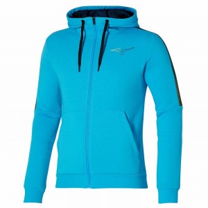 Blue Men's Mizuno Release Sweat Jackets | GZT015924