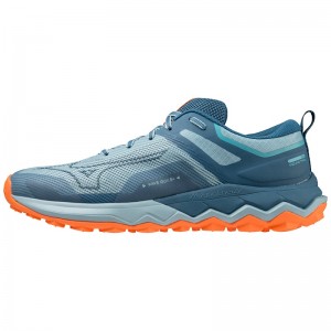 Blue Men's Mizuno Wave Ibuki 4 Trail Running Shoes | IVG258047